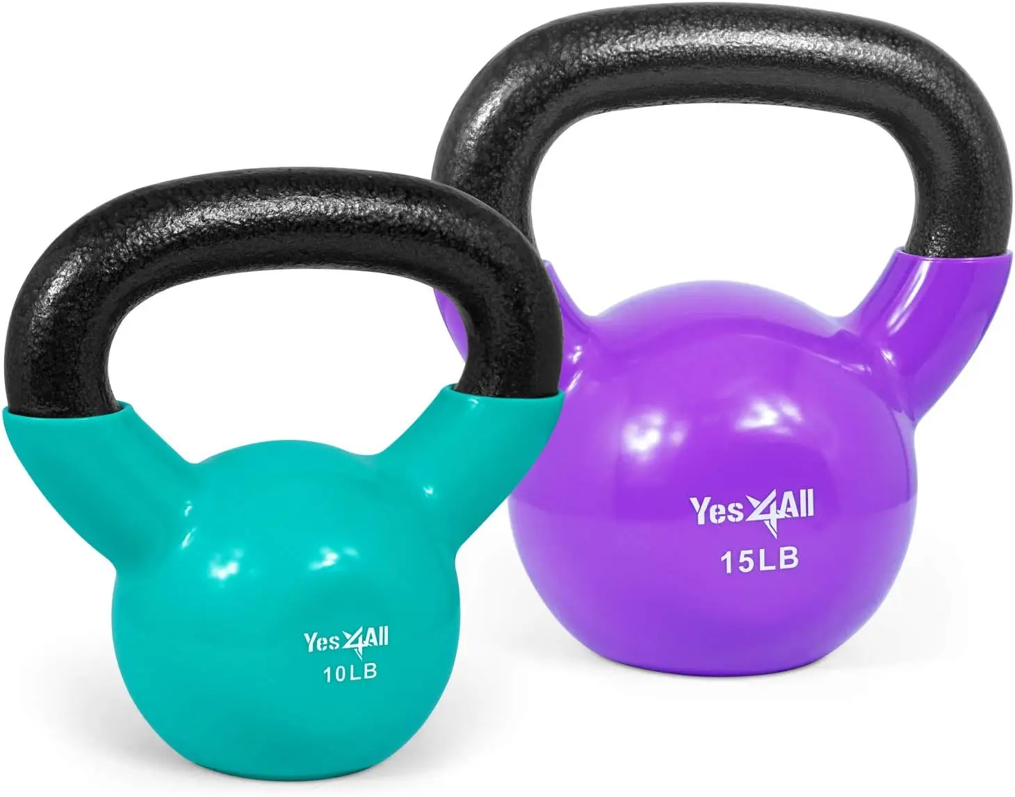 Kettlebell Set Vinyl Coated Weights Combo for Full Body Workout Equipment Push up, Grip Strength Training, Dumbbell Weights Exer
Kettlebell Set Vinyl Coated Weights Combo for Full Body Workout Equipment Push up, Grip Strength Training, Dumbbell Weights Exer