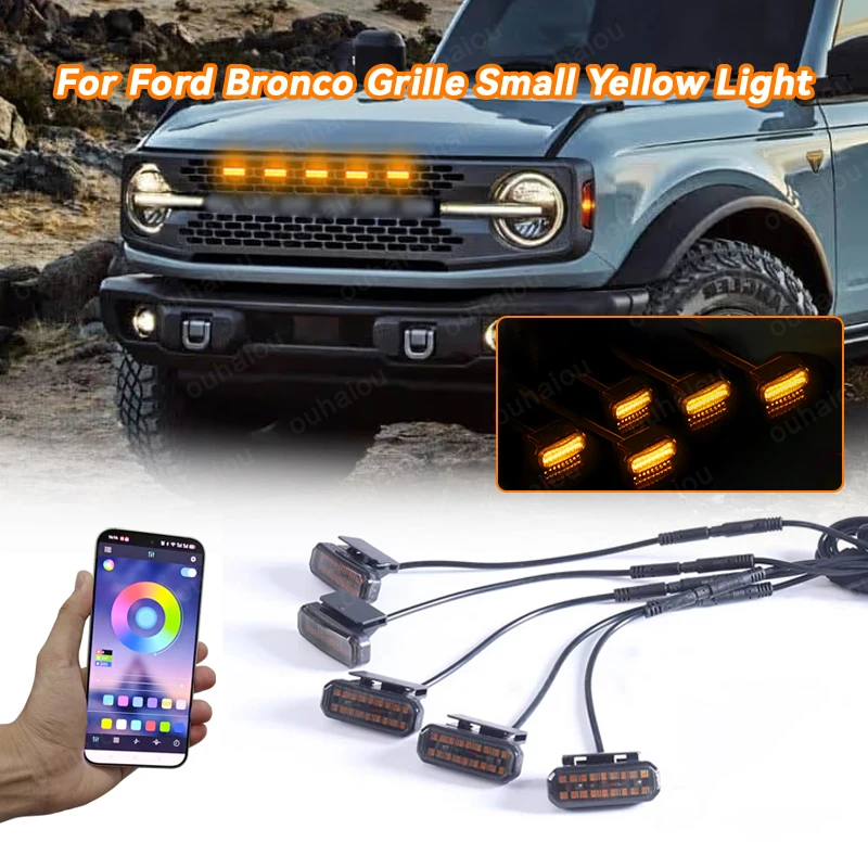 Для Ford Bronco 18 светодиодный передний светильник на решетке автомобиля дневные ходовые огни колеса лампа для бровей для пикапа Offroad 12 В
Для Ford Bronco 18 светодиодный передний светильник на решетке автомобиля дневные ходовые огни колеса лампа для бровей для пикапа Offroad 12 В 