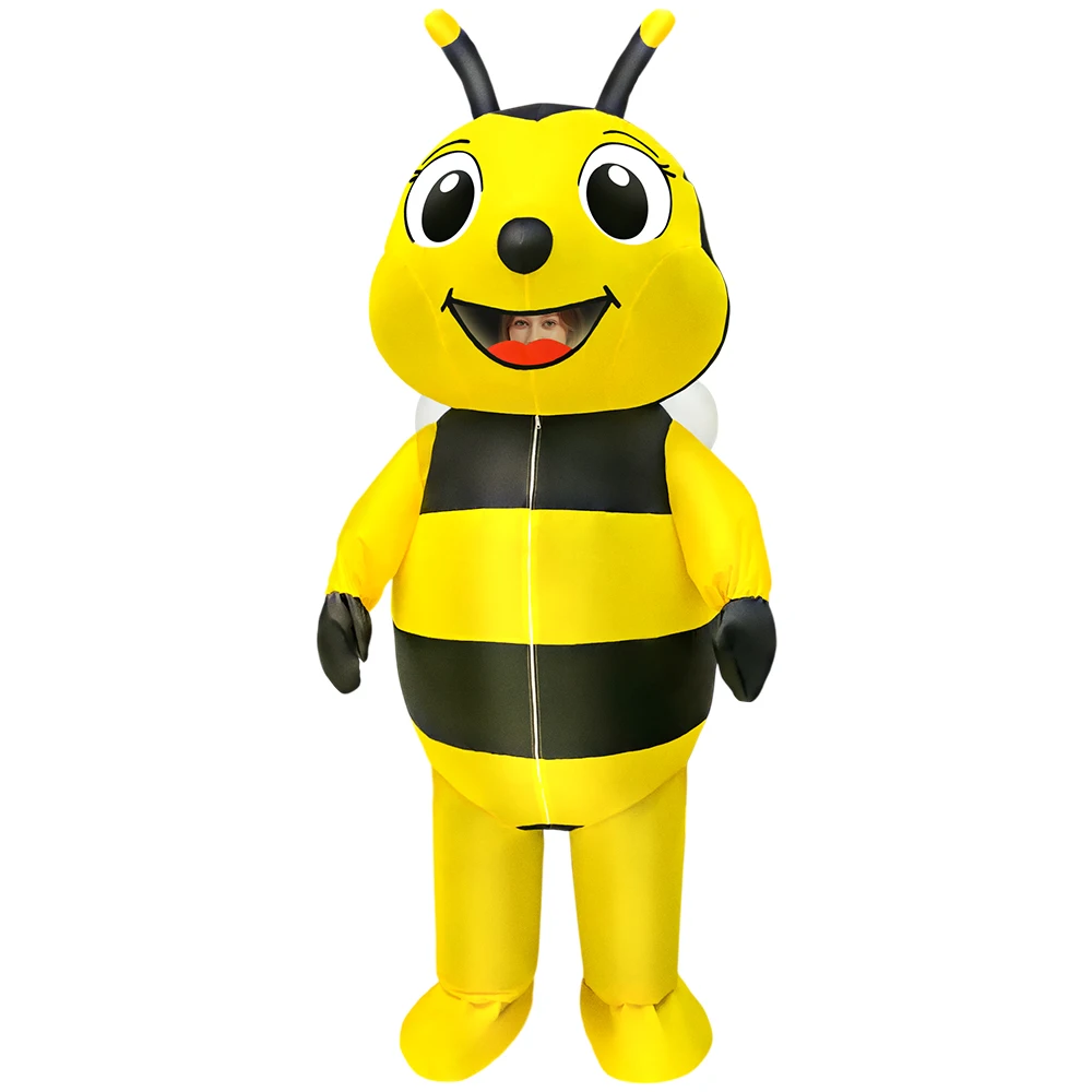 Adult Halloween Costume Bumble Bee Inflatable Suit Air Blow up Jumpsuit Christmas Festival Atmosphere Props Party Parade Wear
Adult Halloween Costume Bumble Bee Inflatable Suit Air Blow up Jumpsuit Christmas Festival Atmosphere Props Party Parade Wear