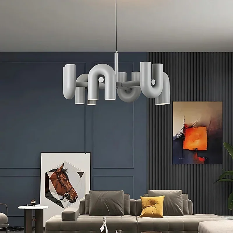 SANDYHA LED U Shape Chandelier Modern Nordic Minimalist Pendant Lamp for Bedroom Restaurant Lighting Decor Iron Art Designer
SANDYHA LED U Shape Chandelier Modern Nordic Minimalist Pendant Lamp for Bedroom Restaurant Lighting Decor Iron Art Designer
