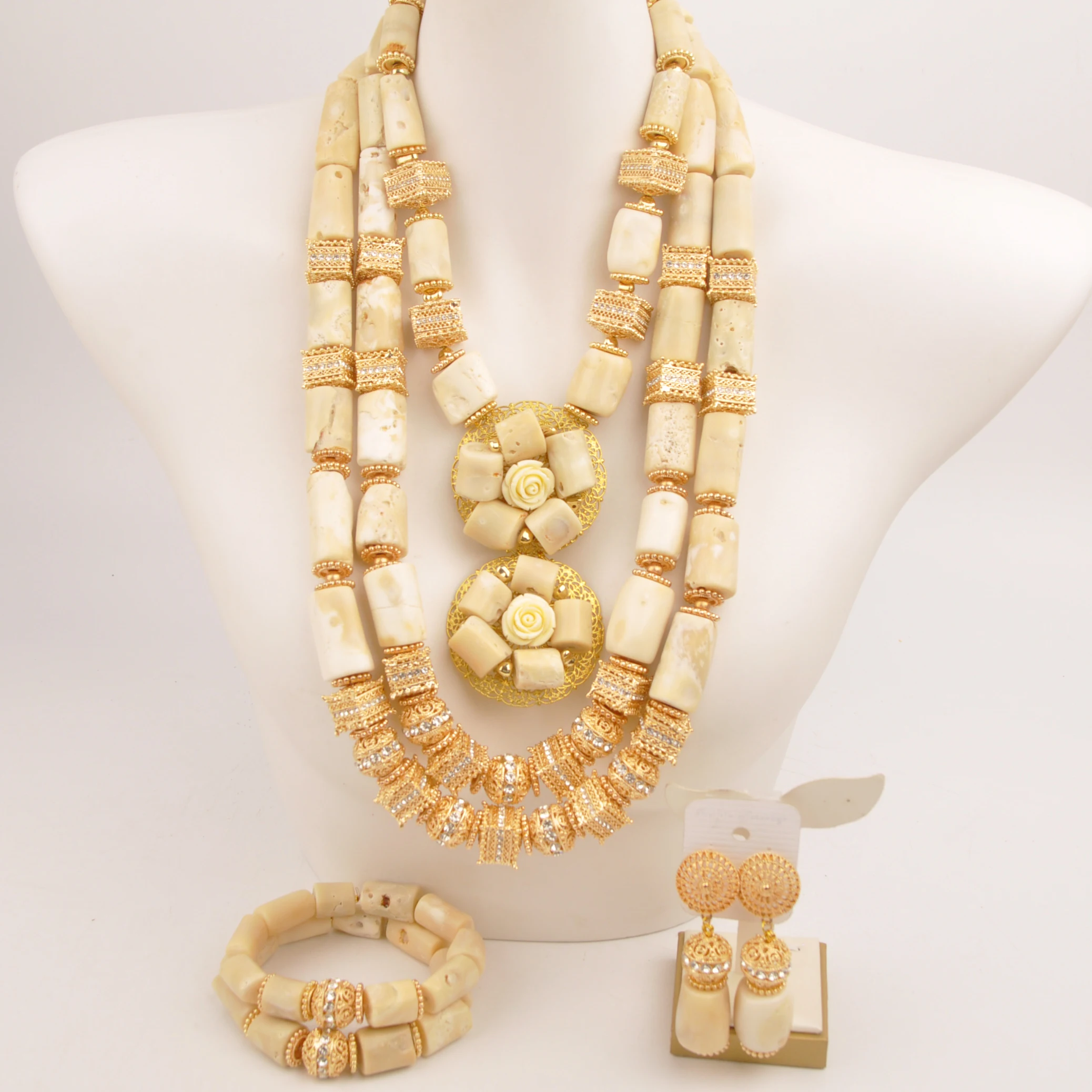 Nigerian Bride Wedding Jewelry Real White Coral Bead African Bridal Jewelry Sets
Nigerian Bride Wedding Jewelry Real White Coral Bead African Bridal Jewelry Sets