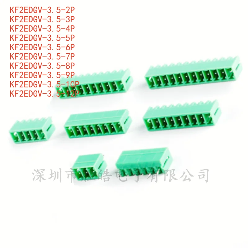 (5PCS) NEW Straight Pin Socket KF2EDGV-3.5-2P 3P 4P 5P 6P 7P 8P 9P 10P 12P Spacing 3.5mm Plug-In Terminal
(5PCS) NEW Straight Pin Socket KF2EDGV-3.5-2P 3P 4P 5P 6P 7P 8P 9P 10P 12P Spacing 3.5mm Plug-In Terminal