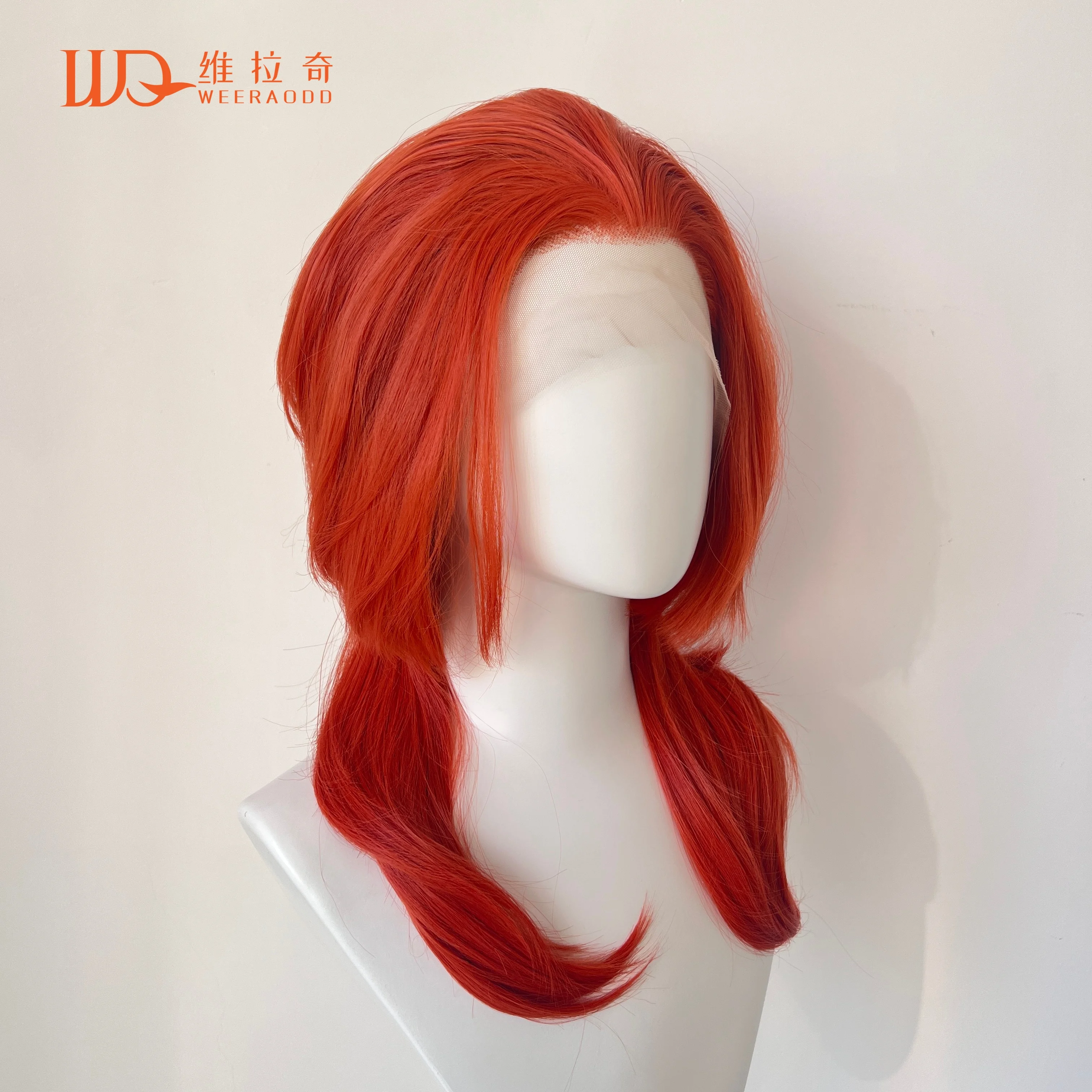 Orange Red 13x4 Synthetic Lace Front Wigs for Women Cosplay Shoulder Length Short Curly Synthetic Wigs Layers Ponytails
Orange Red 13x4 Synthetic Lace Front Wigs for Women Cosplay Shoulder Length Short Curly Synthetic Wigs Layers Ponytails