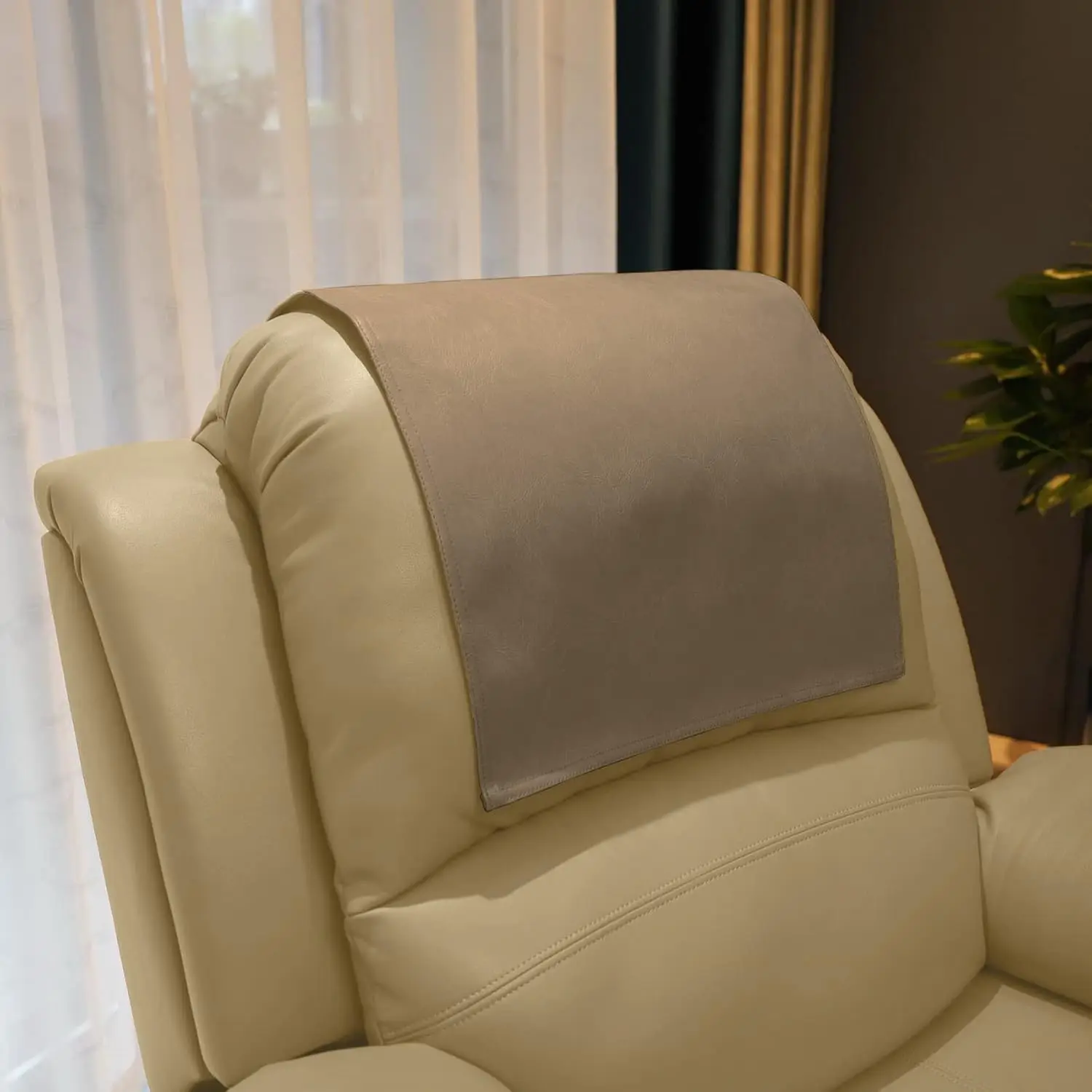 Non Slip Headrest Cover For Furniture Slipcovers,Faux Leather Headrest Protector For Recline Chair Vinyl Head Protector Cover
Non Slip Headrest Cover For Furniture Slipcovers,Faux Leather Headrest Protector For Recline Chair Vinyl Head Protector Cover