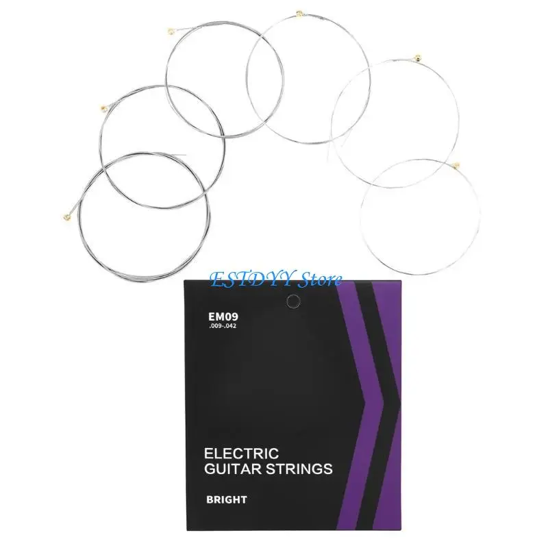 G6DE 6Pcs Electric Guitar Strings .009-.042 Guitar Strings Replacement Musical Instrument Accessories Easy to Install
G6DE 6Pcs Electric Guitar Strings .009-.042 Guitar Strings Replacement Musical Instrument Accessories Easy to Install