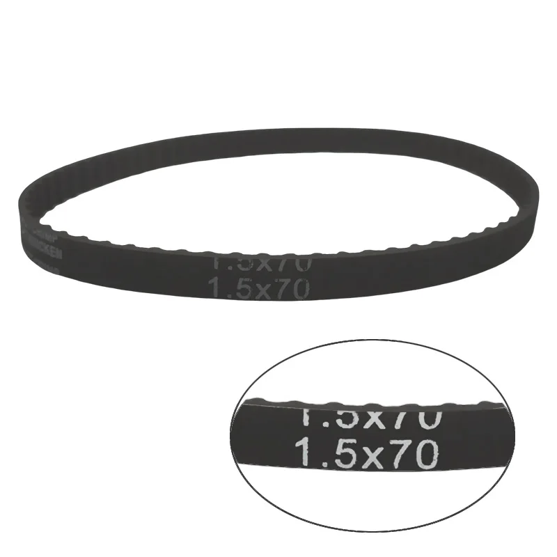 Drive Timing Belt 1.5x70 Rubber Belt 70 Teeth 329.70mm 8mm width
Drive Timing Belt 1.5x70 Rubber Belt 70 Teeth 329.70mm 8mm width