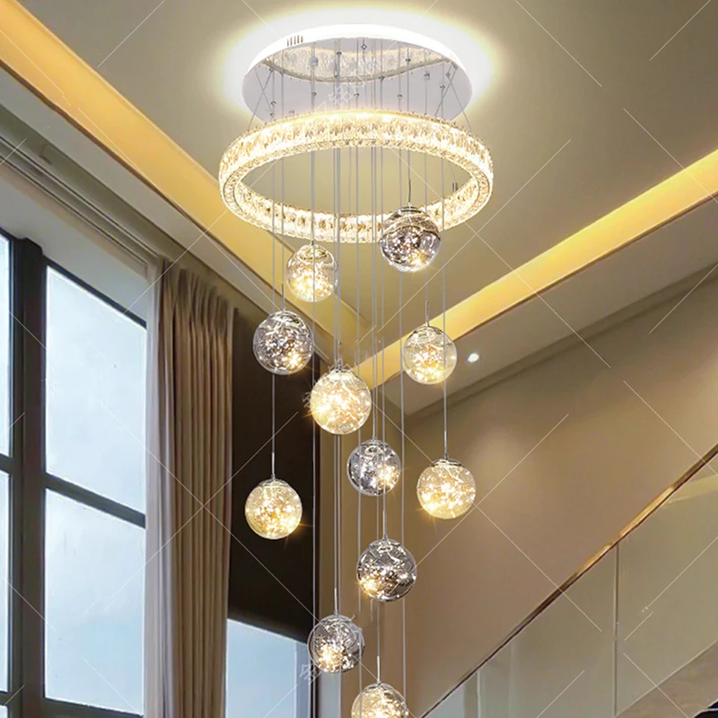 Modern Stair chandelier Pendant lights indoor lighting Ceiling lamp hanging light led Chandeliers for living room indoor lightin
Modern Stair chandelier Pendant lights indoor lighting Ceiling lamp hanging light led Chandeliers for living room indoor lightin