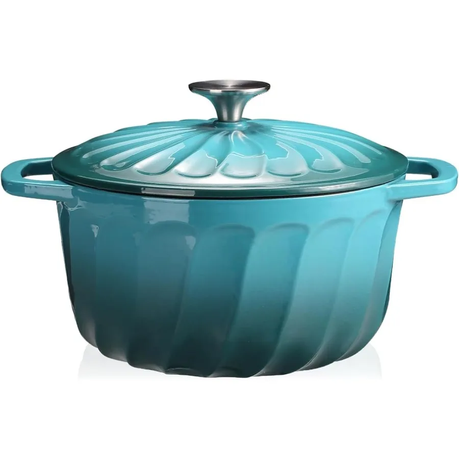 Эмалированная чугунная голландская духовка с крышкой 6 QT для выпечки хлеба, приготовления пищи и выпечки, духовка с двумя ручками, безопасная на всех варочных панелях Includin
Эмалированная чугунная голландская духовка с крышкой 6 QT для выпечки хлеба, приготовления пищи и выпечки, духовка с двумя ручками, безопасная на всех варочных панелях Includin