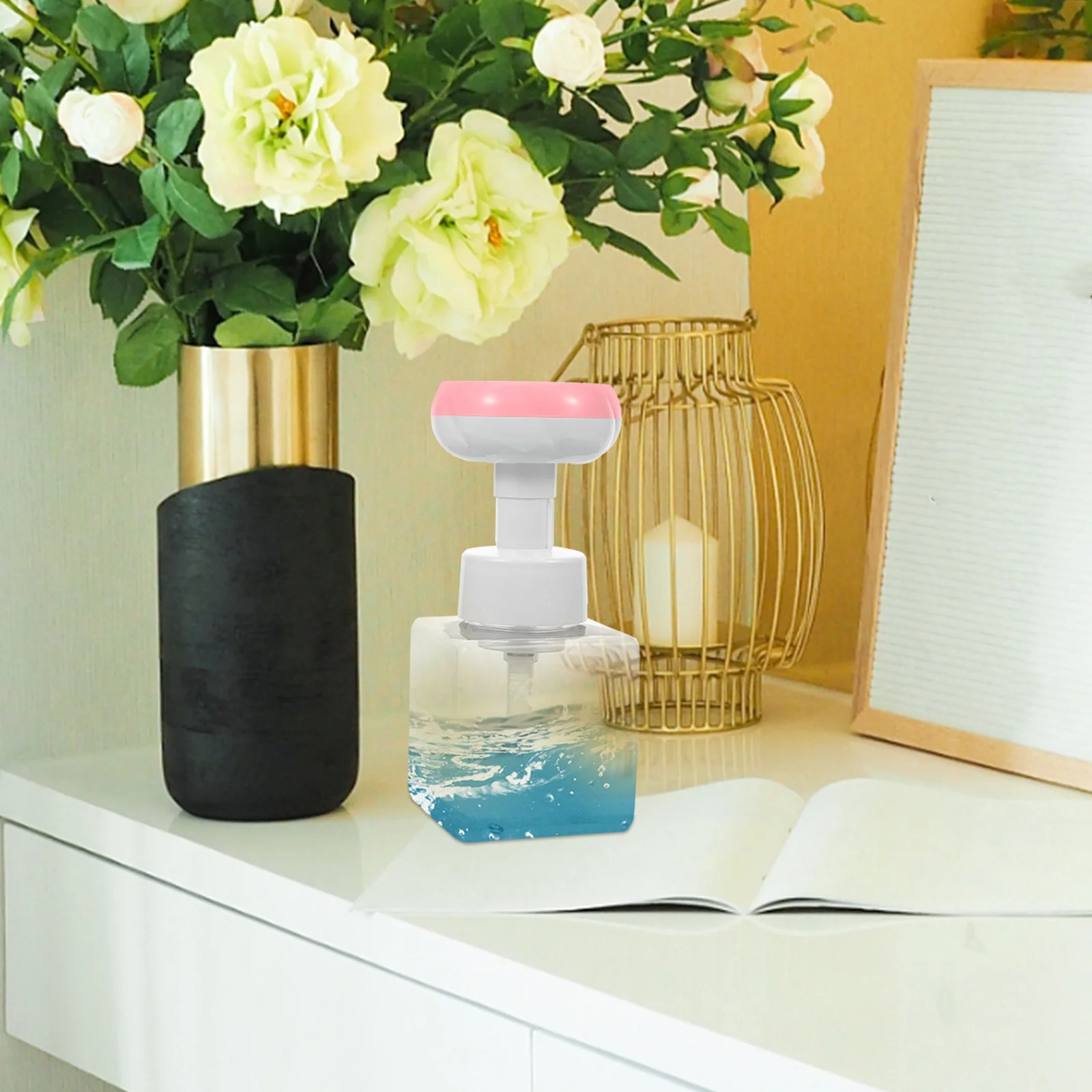 Foam Soap Pump Dispenser 250ML Refillable Bathroom Shower Bottle Pink Flower Foaming Hand Dish Soap Dispenser Portable
Foam Soap Pump Dispenser 250ML Refillable Bathroom Shower Bottle Pink Flower Foaming Hand Dish Soap Dispenser Portable