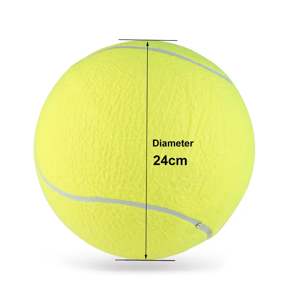2Pcs Giant 9.5 Inch 24Cm Tennis Ball Heavy Duty Inflatable Rubber Ball Soft Touch for Signature Collection Or Pet Use
2Pcs Giant 9.5 Inch 24Cm Tennis Ball Heavy Duty Inflatable Rubber Ball Soft Touch for Signature Collection Or Pet Use