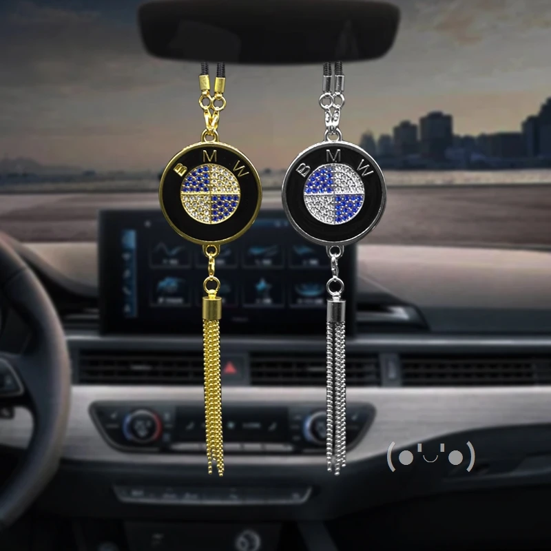 Car Rearview Mirror Hanging Ornament Badge Diamond-encrusted Pendant Sticker For BMW 1 3 4 5 Series X3 X5 X7 G30 G32 G01 G02 G05
Car Rearview Mirror Hanging Ornament Badge Diamond-encrusted Pendant Sticker For BMW 1 3 4 5 Series X3 X5 X7 G30 G32 G01 G02 G05