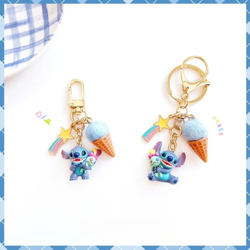 Disney Fashion Cartoon Stitch Keying Anime Figure Big Ear Pendant Key Chain Popular Backpack Cute Stitch Keychain 
Disney Fashion Cartoon Stitch Keying Anime Figure Big Ear Pendant Key Chain Popular Backpack Cute Stitch Keychain