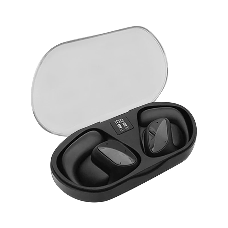 Air Conduction Earphone Hanging Ear Bluetooth Headset Bluetooth 5.3 Wireless Headset Wireless Charging Earphone Durable Black
Air Conduction Earphone Hanging Ear Bluetooth Headset Bluetooth 5.3 Wireless Headset Wireless Charging Earphone Durable Black