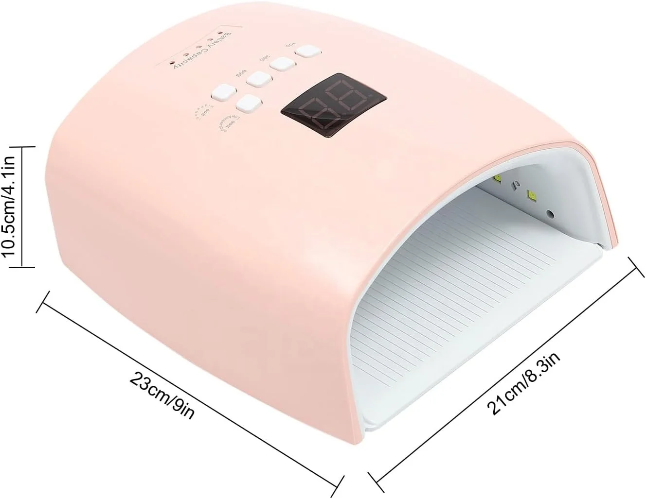 UV LED Nail Lamp, 48W LED Nail Gel Lamp Nail Dryer Light Curing Cordless Portable Gel Polish Dryer Curing Lamp
UV LED Nail Lamp, 48W LED Nail Gel Lamp Nail Dryer Light Curing Cordless Portable Gel Polish Dryer Curing Lamp
