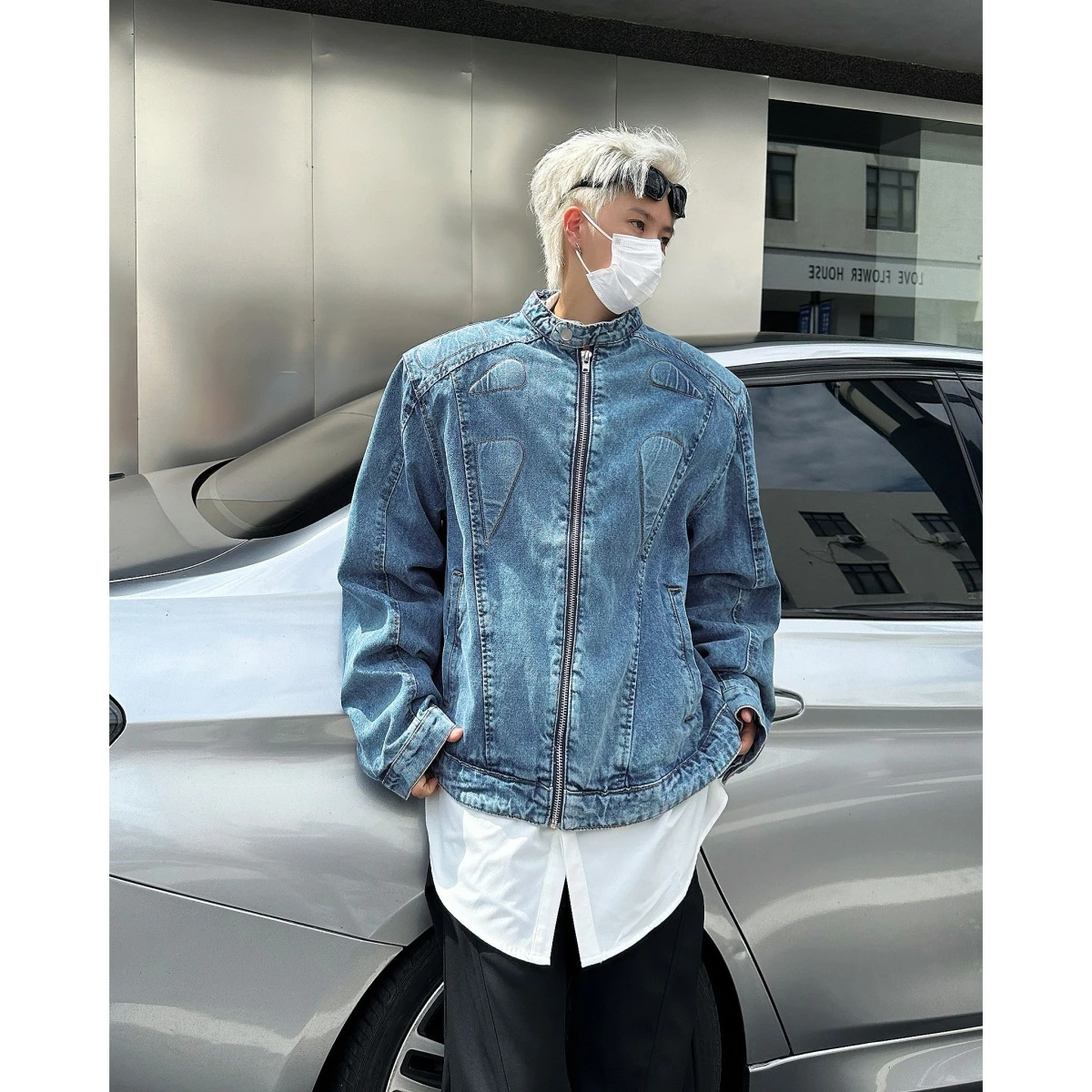 Cleanfit American High Street Style Embroidered Stand Collar Jacket Men's Sculpted Shoulder Relief Denim Jacket Premium Feel
Cleanfit American High Street Style Embroidered Stand Collar Jacket Men's Sculpted Shoulder Relief Denim Jacket Premium Feel