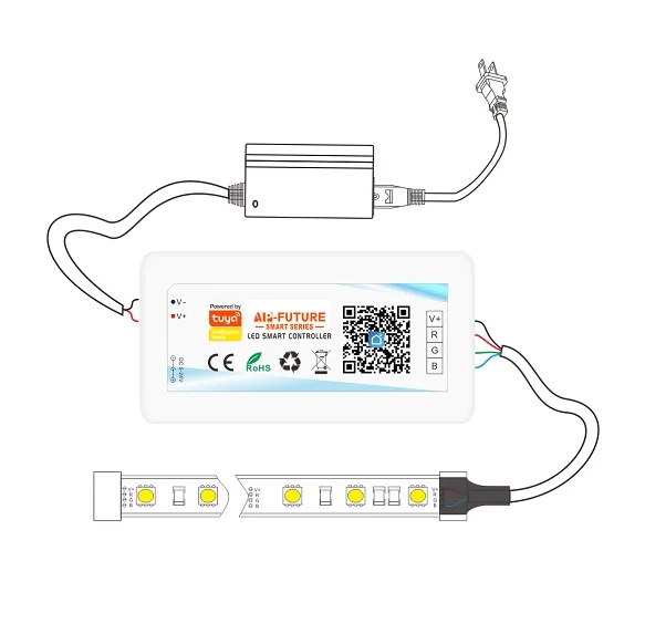 Контроллер Tuya Smart Life для светодиодных лент DC5V/12V/24V 6A/CH Max15A DIM CCT RGB с Wi-Fi, диммер, управление 2.4G пультом/через приложение/Alexa
Контроллер Tuya Smart Life для светодиодных лент DC5V/12V/24V 6A/CH Max15A DIM CCT RGB с Wi-Fi, диммер, управление 2.4G пультом/через приложение/Alexa