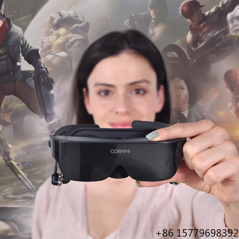 Wholesale Fashion Cool VR Headset VR Goggles for Watching Movies Videos, 4K Player with Headphones
Wholesale Fashion Cool VR Headset VR Goggles for Watching Movies Videos, 4K Player with Headphones