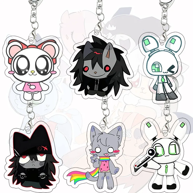 Pretty Blood Acrylic Keychain Rinny Eluca Characters Bag Pendant Elma Aliska Cute Dark Humor Anime Key Ring Rainbow Cat Gift
Pretty Blood Acrylic Keychain Rinny Eluca Characters Bag Pendant Elma Aliska Cute Dark Humor Anime Key Ring Rainbow Cat Gift