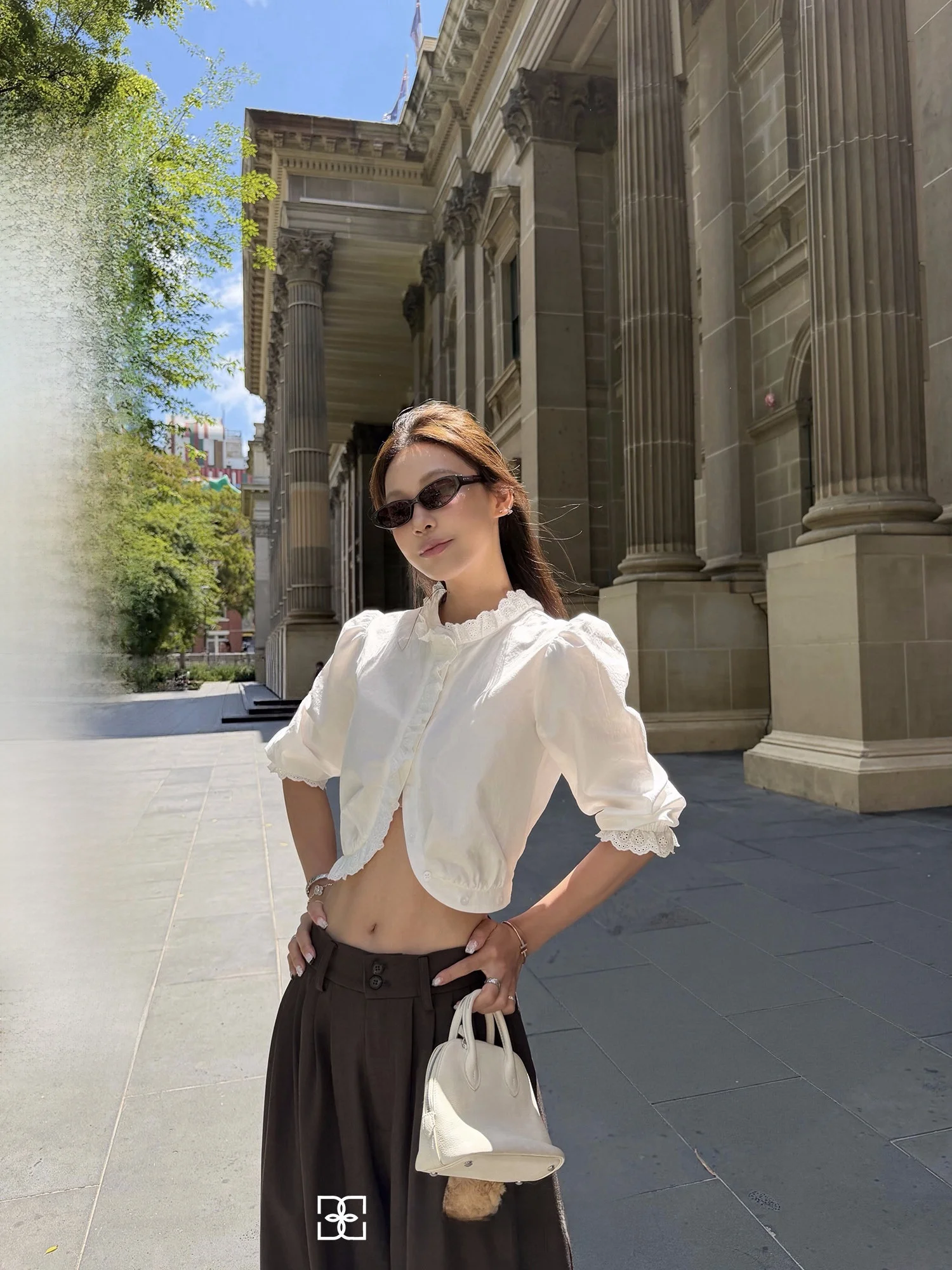 Obliviate Lace Trimmed Bubble Sleeve Short White Shirt Women's Spring Summer Casual Style Cotton 100% Blouse Floral Print
Obliviate Lace Trimmed Bubble Sleeve Short White Shirt Women's Spring Summer Casual Style Cotton 100% Blouse Floral Print