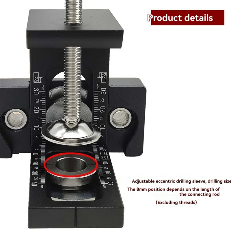 AT21-Locator Puncher Tools Wood Doweling Jigs Adjustable Eccentric Wheel Woodworking Wooden Panel Splicing
AT21-Locator Puncher Tools Wood Doweling Jigs Adjustable Eccentric Wheel Woodworking Wooden Panel Splicing