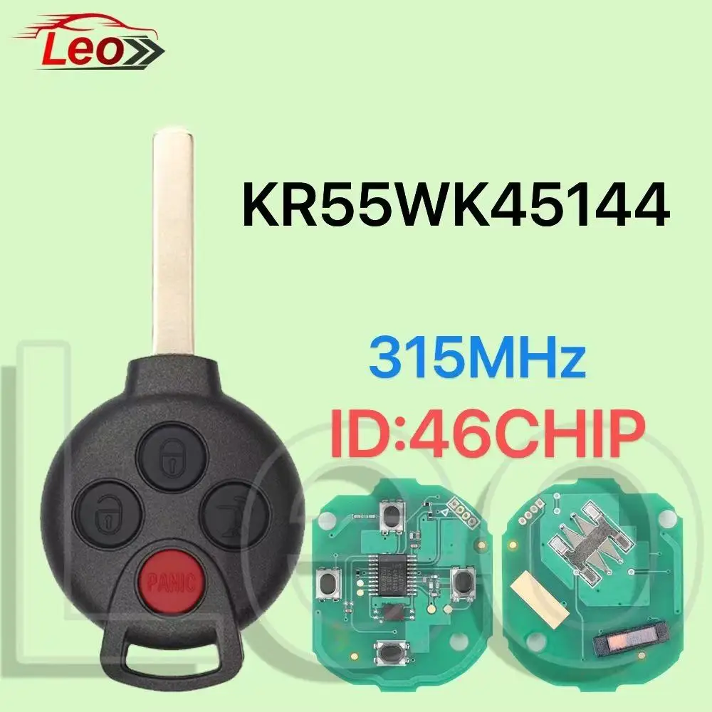 Автомобильный дистанционный ключ Leo World для Mercedes Benz Smart Smart Fortwo 451 2007 2008-2014 315 МГц ID:46CHIP PCF7941 KR55WK45144
Автомобильный дистанционный ключ Leo World для Mercedes Benz Smart Smart Fortwo 451 2007 2008-2014 315 МГц ID:46CHIP PCF7941 KR55WK45144