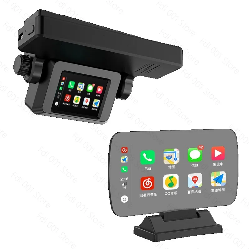 Carplay Car Navigation, OBD、GPS navigation, speed, water temperature, tire pressure, high-definition projection
Carplay Car Navigation, OBD、GPS navigation, speed, water temperature, tire pressure, high-definition projection