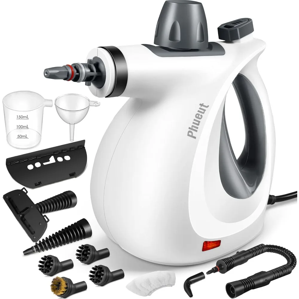 Pressurized Handheld Multi Surface Natural Steam Cleaner with 12 pcs Accessories Multi-Purpose Steamer
Pressurized Handheld Multi Surface Natural Steam Cleaner with 12 pcs Accessories Multi-Purpose Steamer