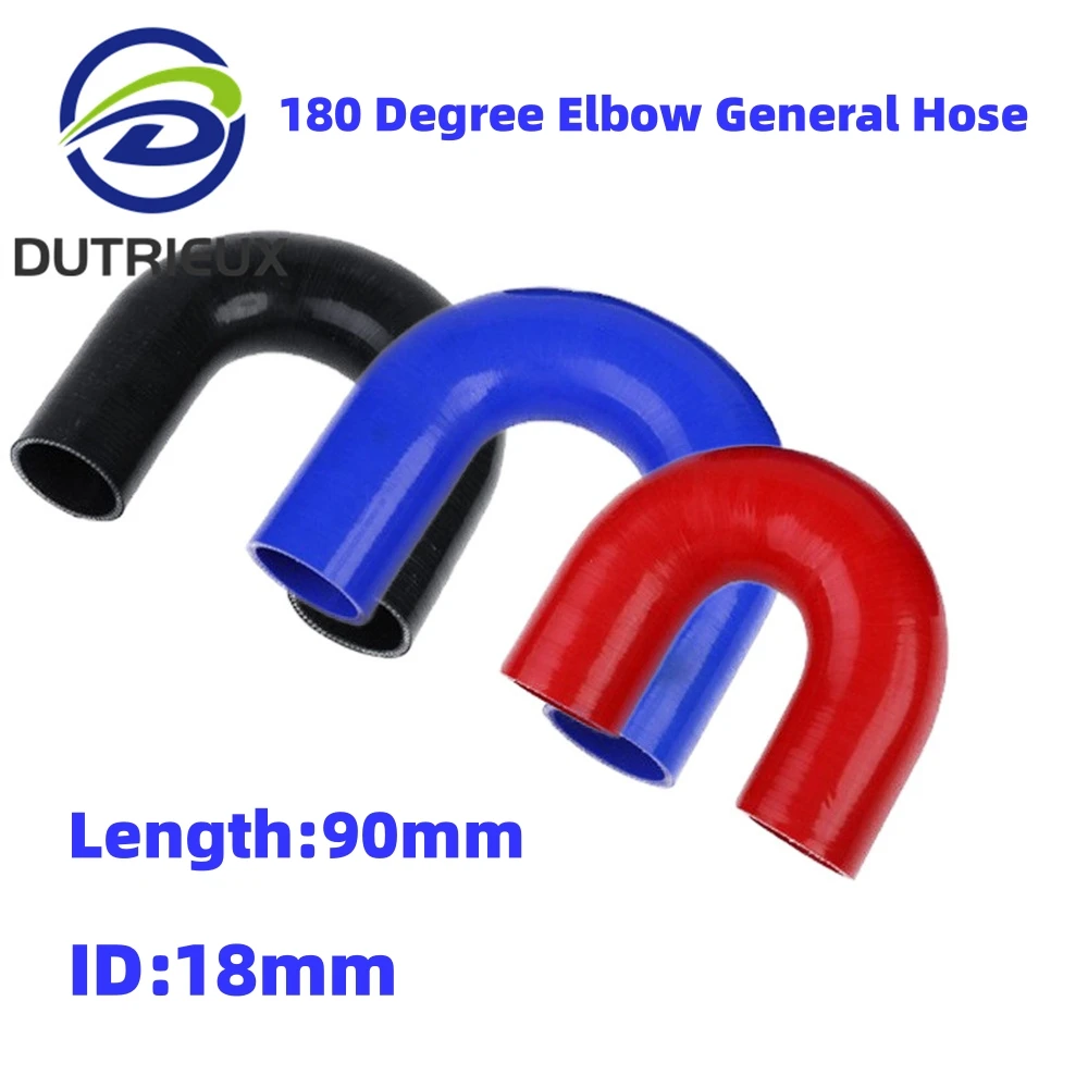 180 Degree Elbow ID 18mm length 90mm General Silicone Coolant Intercooler Pipe Tube Hose 3 Ply 11 Colors
180 Degree Elbow ID 18mm length 90mm General Silicone Coolant Intercooler Pipe Tube Hose 3 Ply 11 Colors