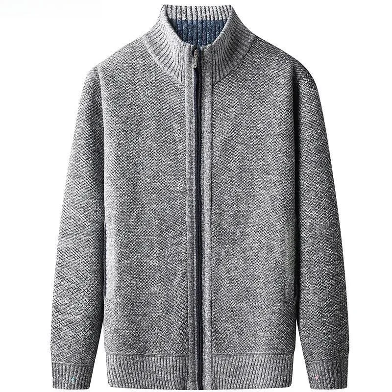 Утепленный вязаный кардиган-жакет для мужчин среднего возраста, осенняя новинка, повседневный стиль, деловой и досуговый, однотонный
Утепленный вязаный кардиган-жакет для мужчин среднего возраста, осенняя новинка, повседневный стиль, деловой и досуговый, однотонный