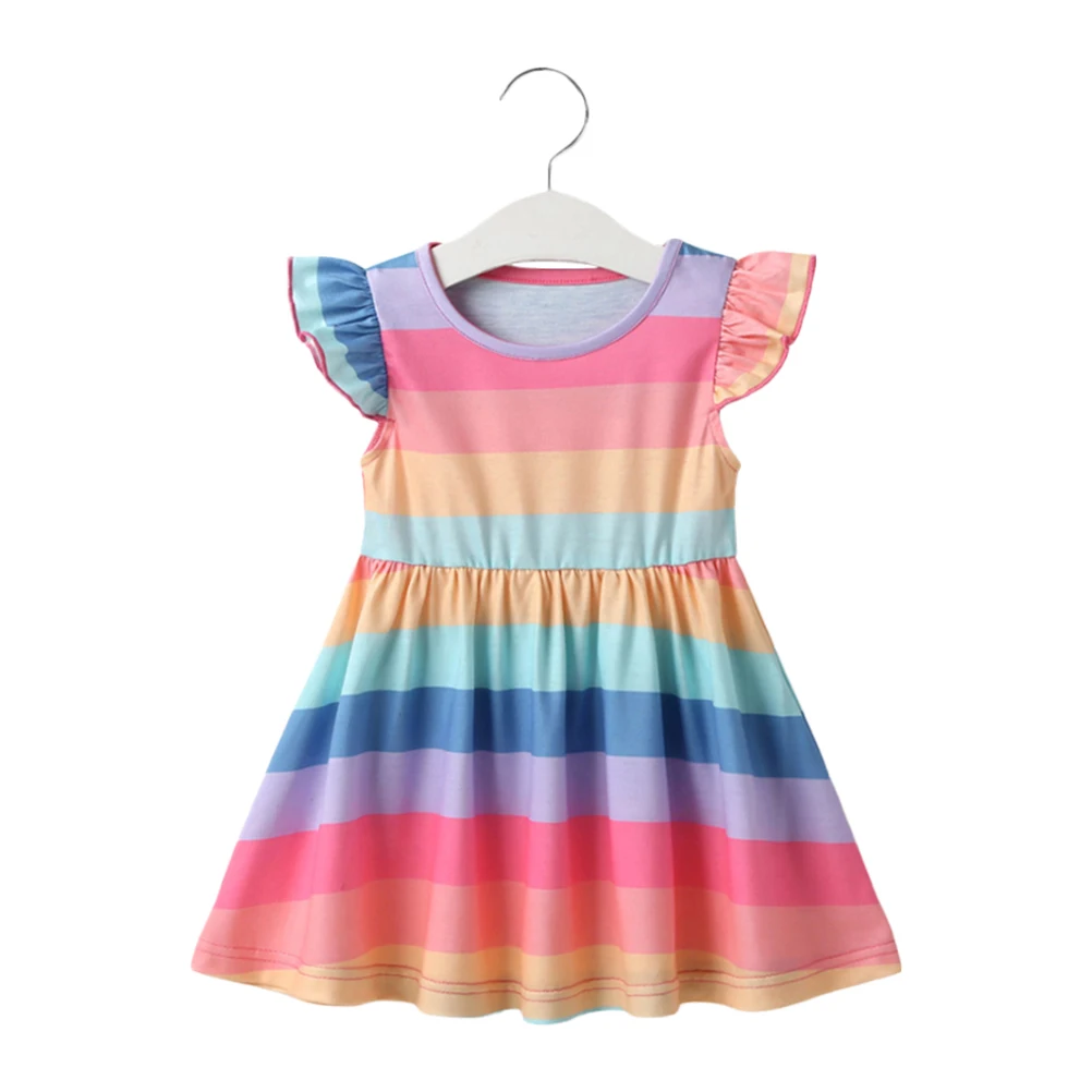 Rainbow Striped Dress Kids Girls Baby Children Outfits Summer Sleeveless Casual Daily Party Photoshoot Gifts Stylish Fashion
Rainbow Striped Dress Kids Girls Baby Children Outfits Summer Sleeveless Casual Daily Party Photoshoot Gifts Stylish Fashion