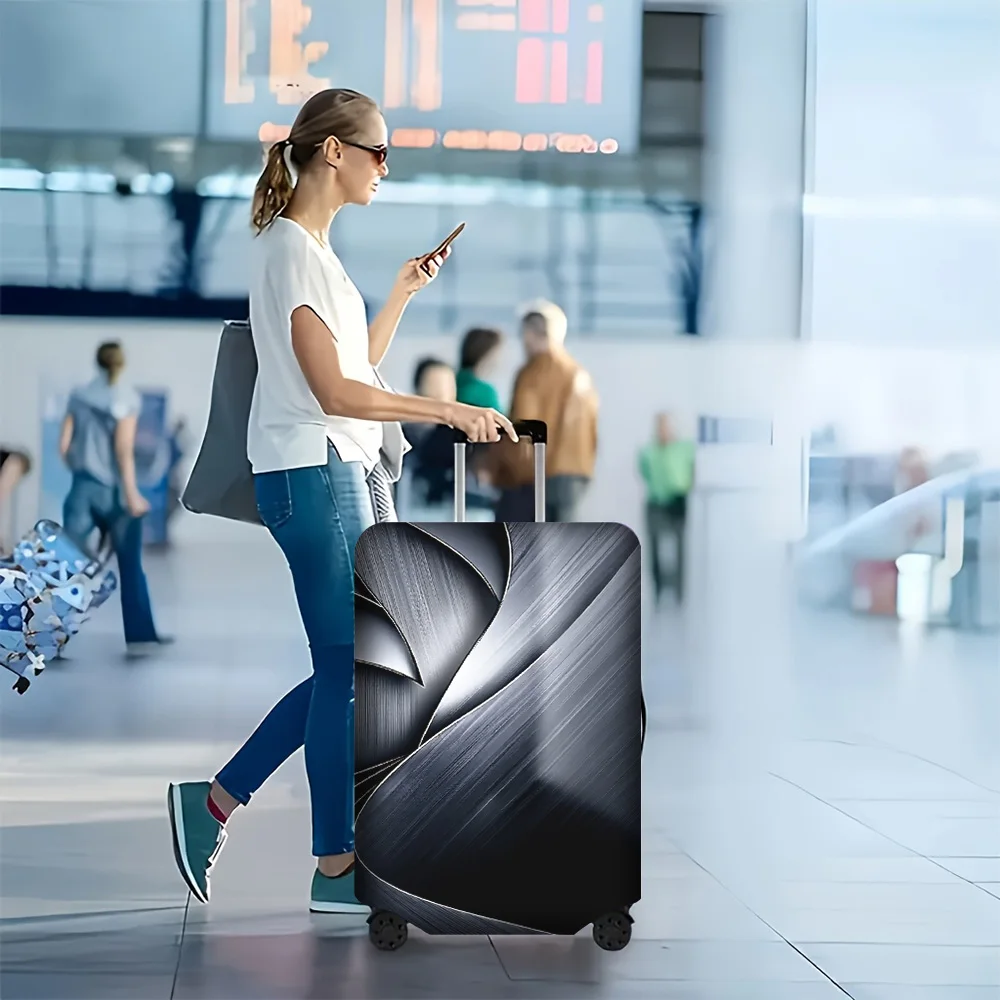 1 PC Abstract black printed luggage cover for luggage sizes 18 – 32 inches; dust and elastic travel accessories to protect yo
1 PC Abstract black printed luggage cover for luggage sizes 18 – 32 inches; dust and elastic travel accessories to protect yo