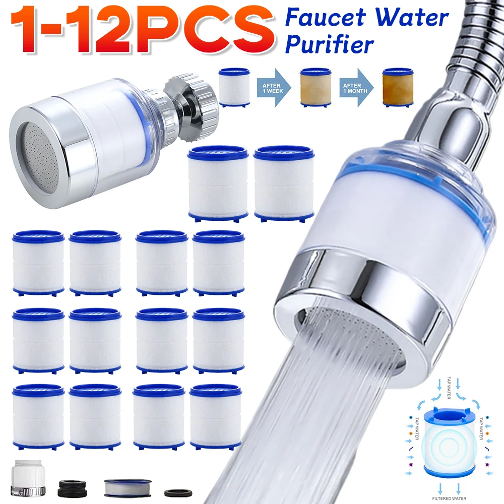 Faucet Filter Element Water Purifier Filter Remove Chlorine Heavy Metal Faucet Adapter PP Cotton Filtration for Kitchen Bathroom
Faucet Filter Element Water Purifier Filter Remove Chlorine Heavy Metal Faucet Adapter PP Cotton Filtration for Kitchen Bathroom