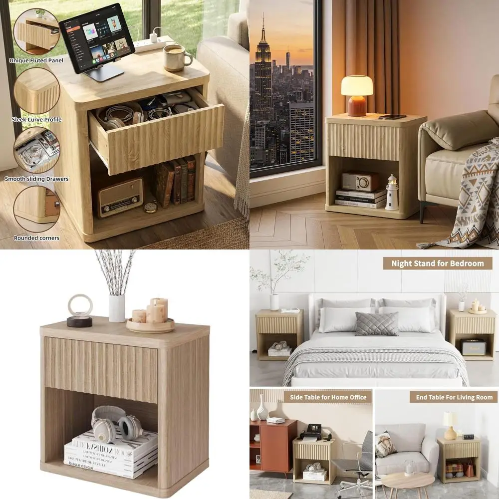 Современная тумбочка с широким ящиком 22,8 — рифленый дизайн для спальни, гостиной и домашнего офиса
Современная тумбочка с широким ящиком 22,8 — рифленый дизайн для спальни, гостиной и домашнего офиса