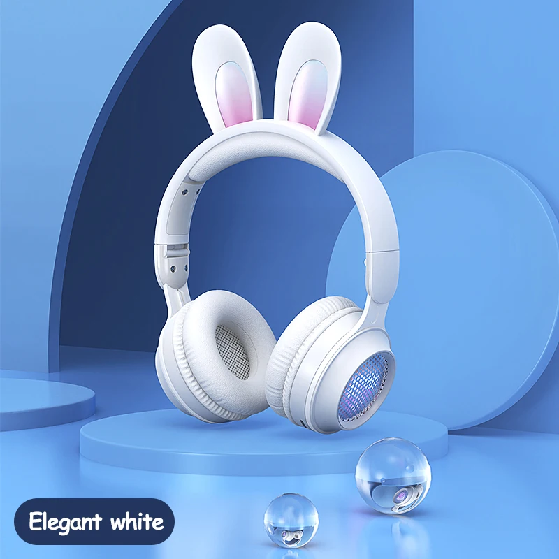 Rabbit Ear Headphones Wireless Headphones with Microphone Cute Girl Music Bluetooth Headphones for Kids Gaming Headphones
Rabbit Ear Headphones Wireless Headphones with Microphone Cute Girl Music Bluetooth Headphones for Kids Gaming Headphones