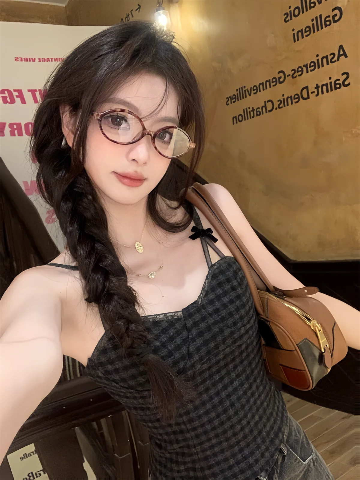 Kikimy Vintage Plaid Strap Top Women's Vest Trendy Autumn Sle Comfortable Material Faionable Retro Design
Kikimy Vintage Plaid Strap Top Women's Vest Trendy Autumn Sle Comfortable Material Faionable Retro Design