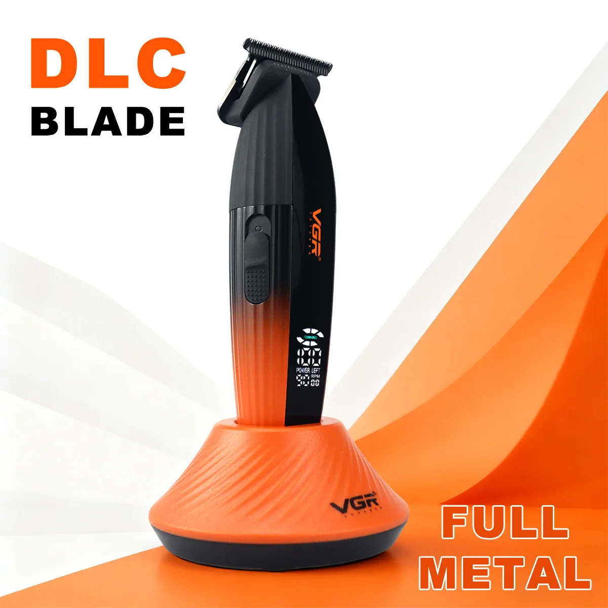 VGR V889T Профессиональная машинка для стрижки волос для мужчин DLC Blade 9000 об/мин с базовым зарядным устройством Цельнометаллический триммер со светодиодным дисплеем Финишная машина
VGR V889T Профессиональная машинка для стрижки волос для мужчин DLC Blade 9000 об/мин с базовым зарядным устройством Цельнометаллический триммер со светодиодным дисплеем Финишная машина