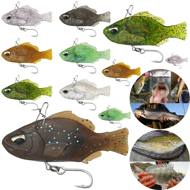 5 Pcs 8g 5.5Cm Fishing Lure Pvc Soft Baits Biomimetic Jumping Fish Fake Bait Paddle Tail Swimbait Lure Attracting Predatory Fish 
5 Pcs 8g 5.5Cm Fishing Lure Pvc Soft Baits Biomimetic Jumping Fish Fake Bait Paddle Tail Swimbait Lure Attracting Predatory Fish