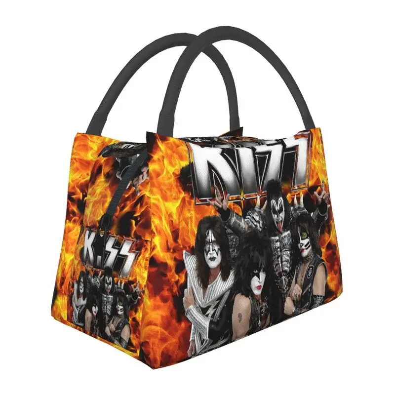 KISS With Logo And Band Insulated Lunch Bag for Women Leakproof Cooler Thermal Lunch Tote Office Picnic Travel
KISS With Logo And Band Insulated Lunch Bag for Women Leakproof Cooler Thermal Lunch Tote Office Picnic Travel