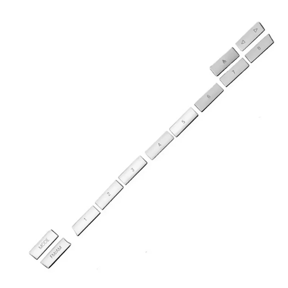 Sleek Elegance of the Silver CD Center Panel Mode Button Covers Designed to Fit Multiple For BMW Vehicle Types
Sleek Elegance of the Silver CD Center Panel Mode Button Covers Designed to Fit Multiple For BMW Vehicle Types