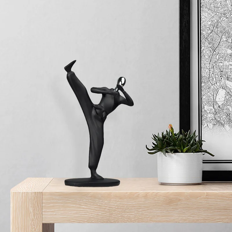 Creative performer simple abstract high-end resin crafts home decoration ornaments character music art black model room desktop
Creative performer simple abstract high-end resin crafts home decoration ornaments character music art black model room desktop