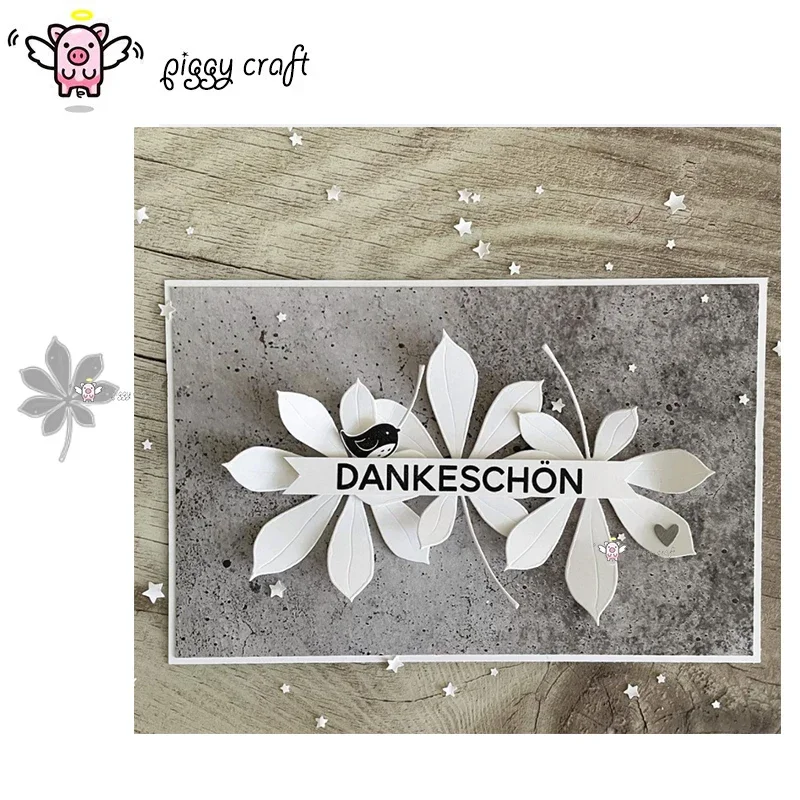 Piggy Craft metal cutting dies cut die mold Leaf decoration Scrapbook paper craft knife mould blade punch stencils dies
Piggy Craft metal cutting dies cut die mold Leaf decoration Scrapbook paper craft knife mould blade punch stencils dies