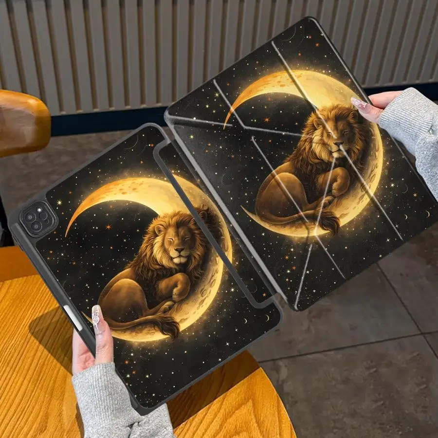 Holder Cover Tablet Case For iPad Mini 6 7 Air 4 5 M3 M2 M4 11inch Pro 2025 Pro 11th 10th 9th 8th 7th 12.9inch Moon Lion
Holder Cover Tablet Case For iPad Mini 6 7 Air 4 5 M3 M2 M4 11inch Pro 2025 Pro 11th 10th 9th 8th 7th 12.9inch Moon Lion