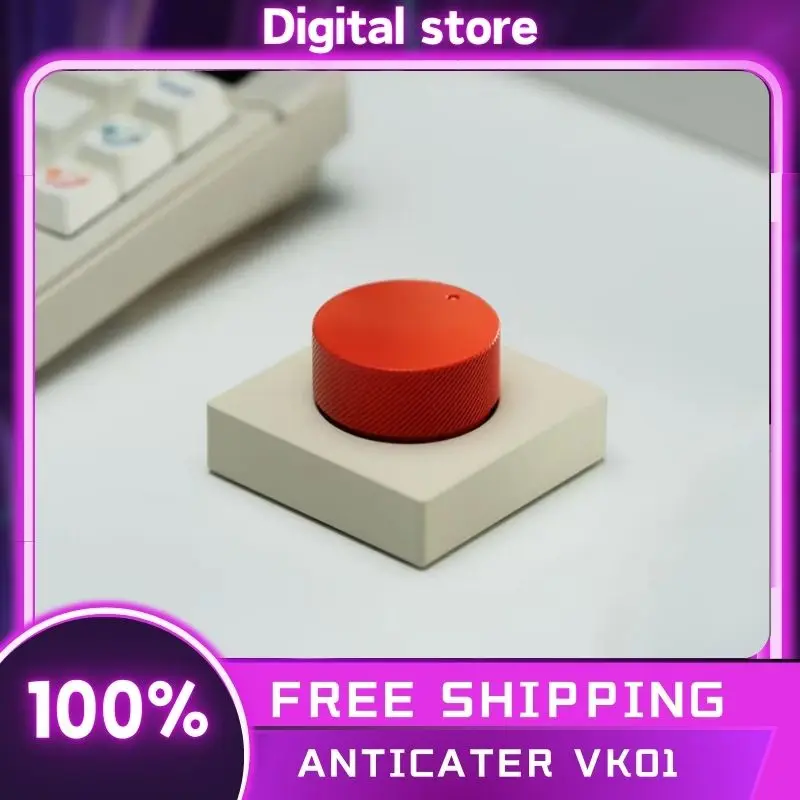 ANTICATER VK01 Desktop Knob Dual Mode Wireless Bluetooth Knob Custom Control Knobs Aluminium Alloy Independent APP PC Accessory
ANTICATER VK01 Desktop Knob Dual Mode Wireless Bluetooth Knob Custom Control Knobs Aluminium Alloy Independent APP PC Accessory