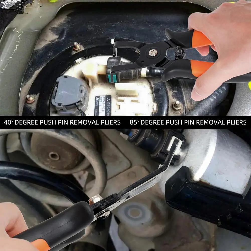 40° 85° Push Pin Remover Tool Pliers, For Retainer & Anchor Removal, Push Pin Tool, Auto Panel Clip Fastener, Car Repair Tools
40° 85° Push Pin Remover Tool Pliers, For Retainer & Anchor Removal, Push Pin Tool, Auto Panel Clip Fastener, Car Repair Tools