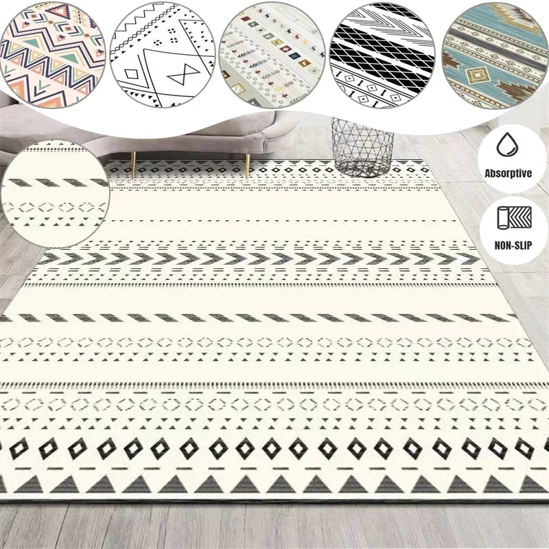 Modern Simple Crystal Velvet Household Carpet Living Room Sofa Tea Table Large Rugs Non-slip Washable Home Decorative Floor Rugs
Modern Simple Crystal Velvet Household Carpet Living Room Sofa Tea Table Large Rugs Non-slip Washable Home Decorative Floor Rugs