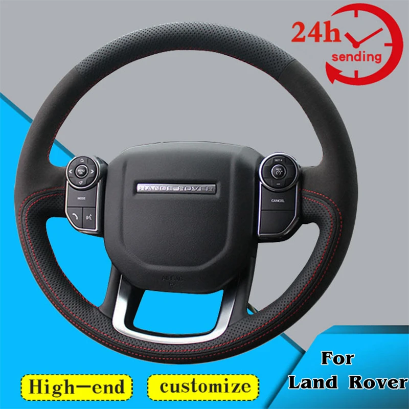 Custom DIY Suede Car Steering Wheel Braid Cover Non-slip Genuine Leather 100% Fit For Land Rover Range Rover Sport 2014-2017
Custom DIY Suede Car Steering Wheel Braid Cover Non-slip Genuine Leather 100% Fit For Land Rover Range Rover Sport 2014-2017