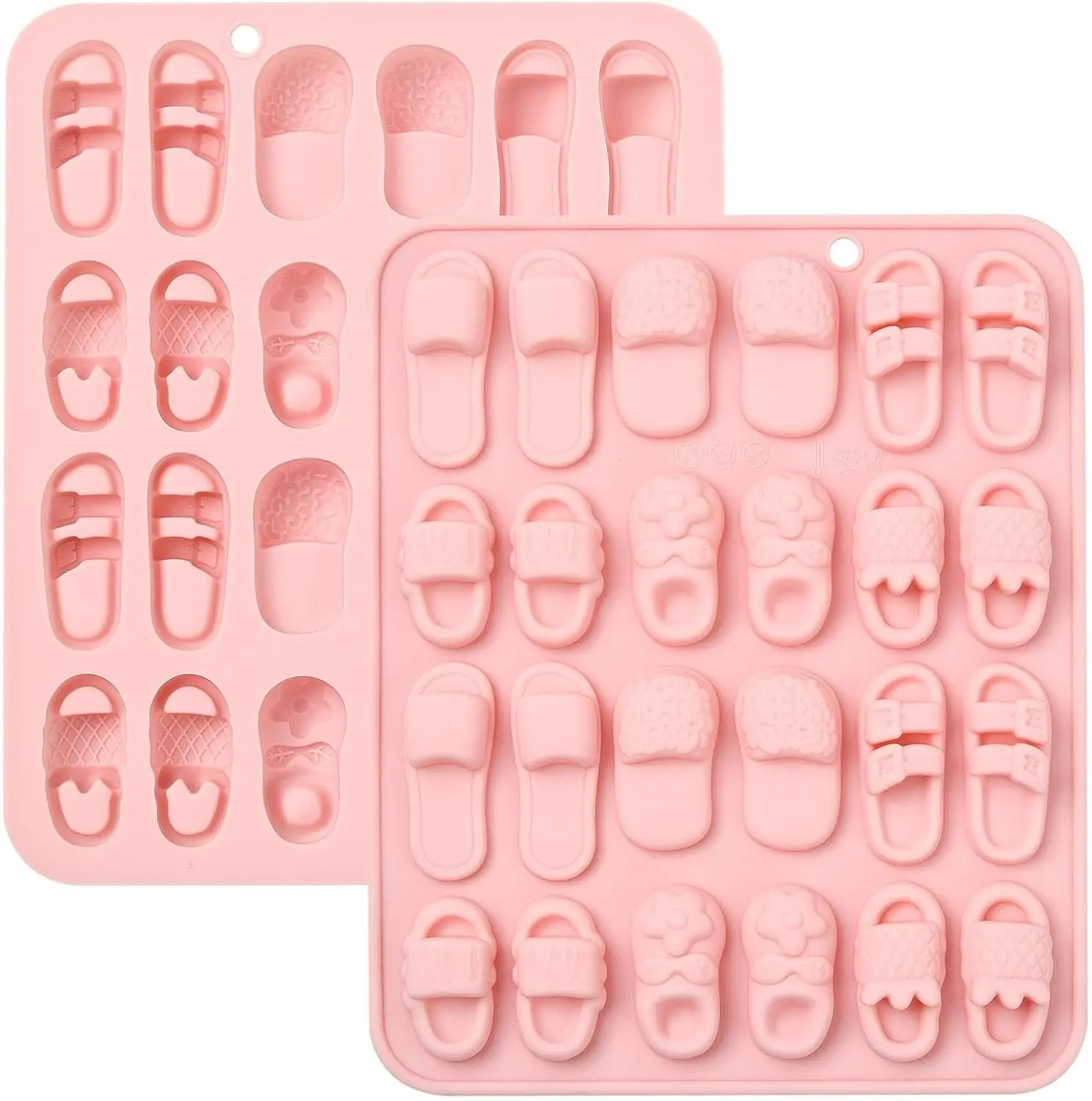 Cute Beach Shoes Silicone Molds Summer Flip-Flops Slipper Fondant Candy Chocolate Mould Baking Tools Cake Decoration Accessories
Cute Beach Shoes Silicone Molds Summer Flip-Flops Slipper Fondant Candy Chocolate Mould Baking Tools Cake Decoration Accessories
