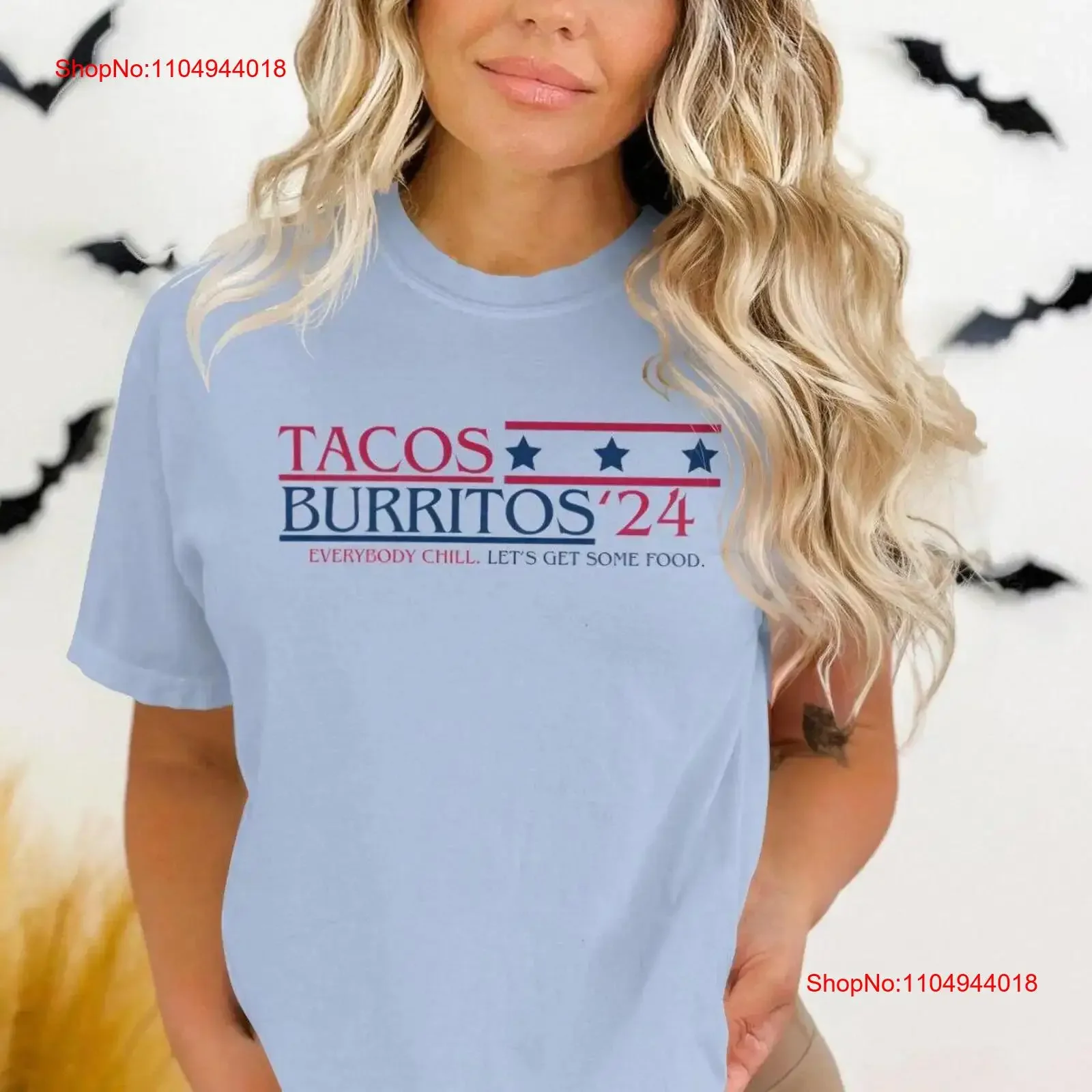 Funny Tacos Burritos 2024 T Shirt Everybody Chill Let's Get Some Food For Lovers vintage Washed homme Stylish Casual graphic
Funny Tacos Burritos 2024 T Shirt Everybody Chill Let's Get Some Food For Lovers vintage Washed homme Stylish Casual graphic