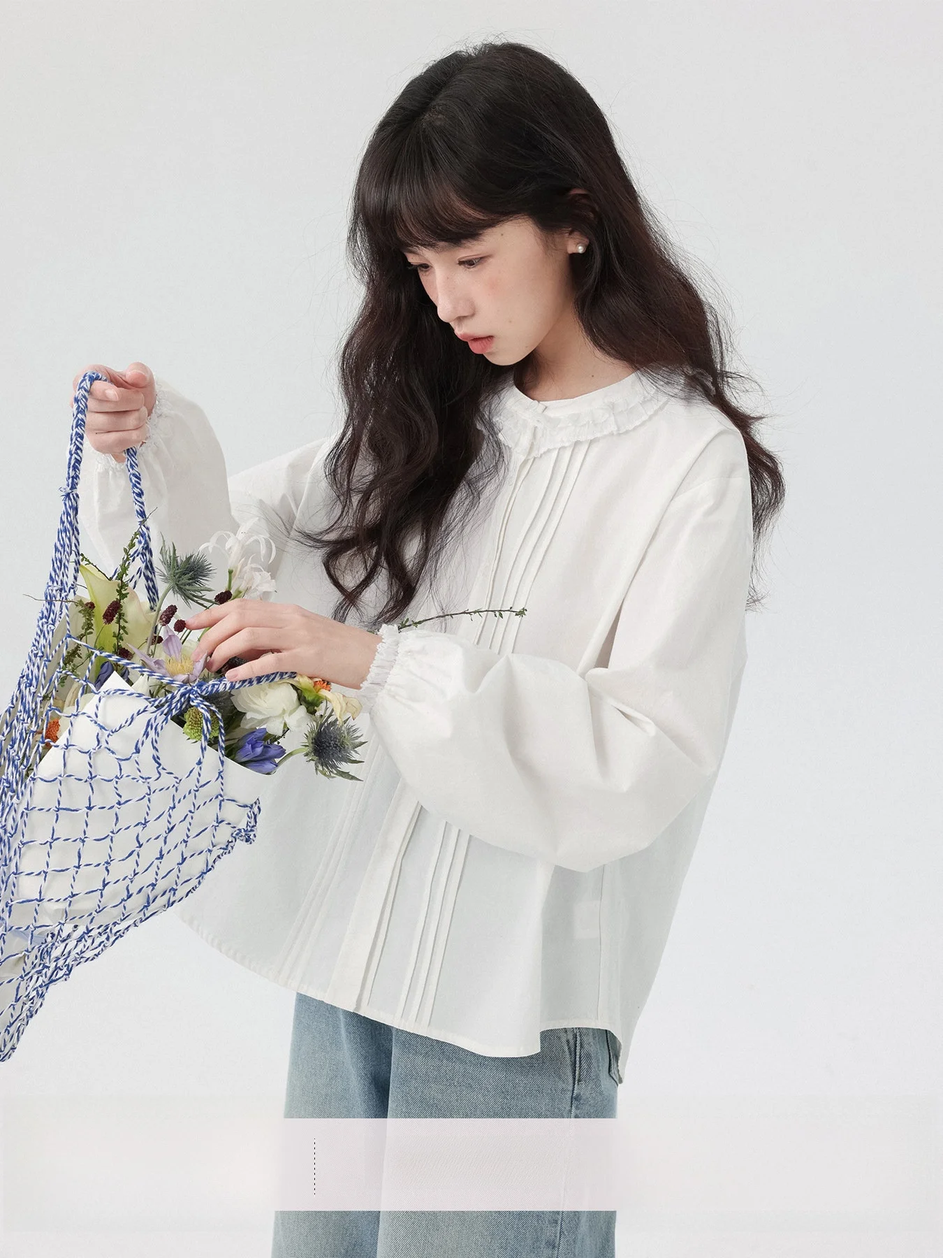 Lace Collar Base Layer Shirt Women's Spring Cotton Long Sleeve round Neck Open Cardigan Style Simple Fashion Breathable Comfo...
Lace Collar Base Layer Shirt Women's Spring Cotton Long Sleeve round Neck Open Cardigan Style Simple Fashion Breathable Comfo...