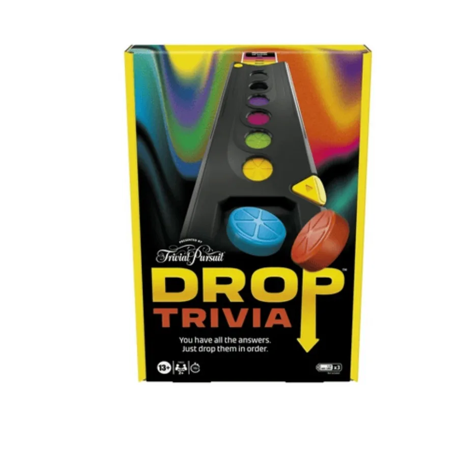 Drop Trivia Game Electronic Party Game with Voice and Sounds Board Games for 2+ Players Ages 13+
Drop Trivia Game Electronic Party Game with Voice and Sounds Board Games for 2+ Players Ages 13+